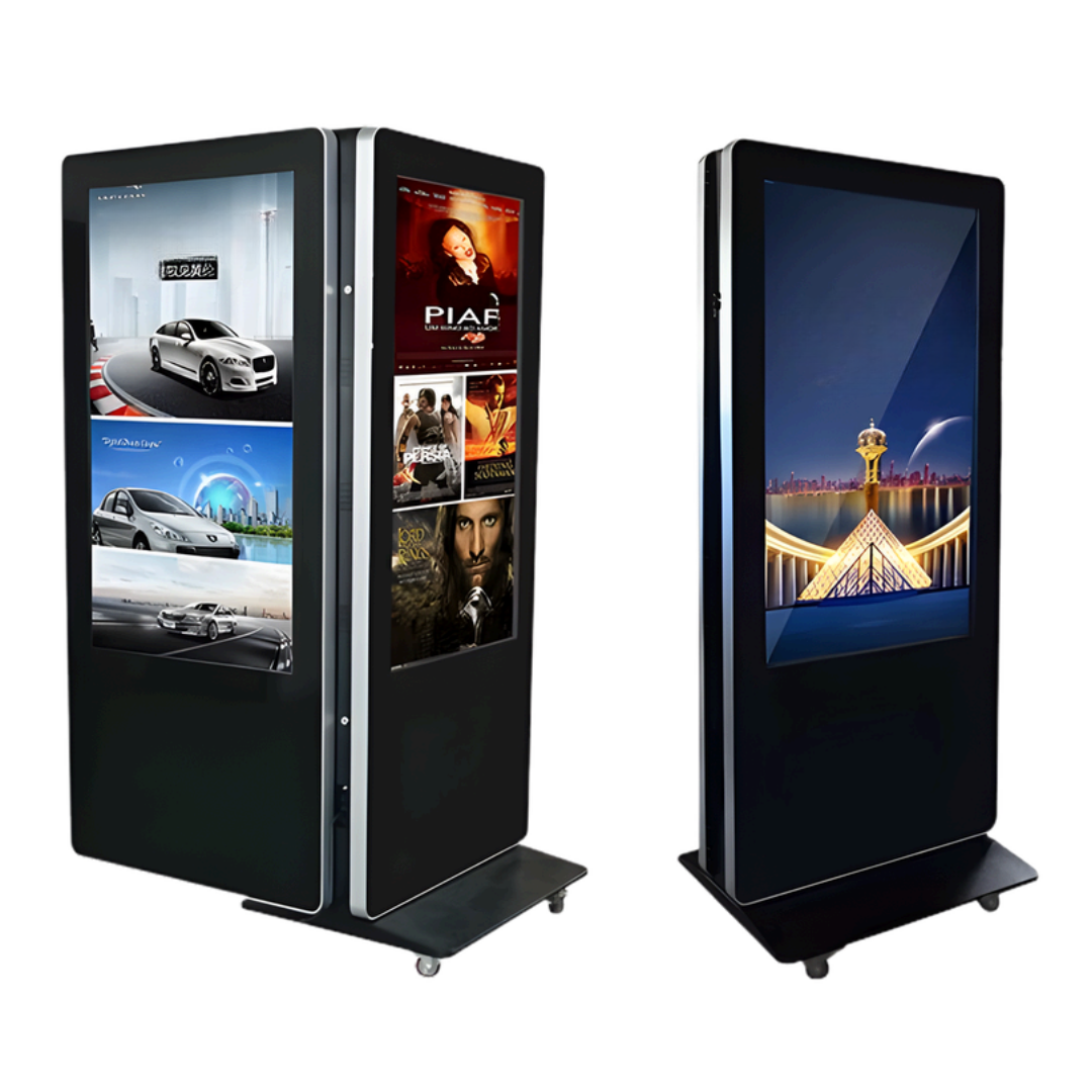 Totem Digital Dupla Face 55” Full HD com Android 11, WiFi, Bluetooth, Alta Luminosidade 450 Nits (Sem Touch)