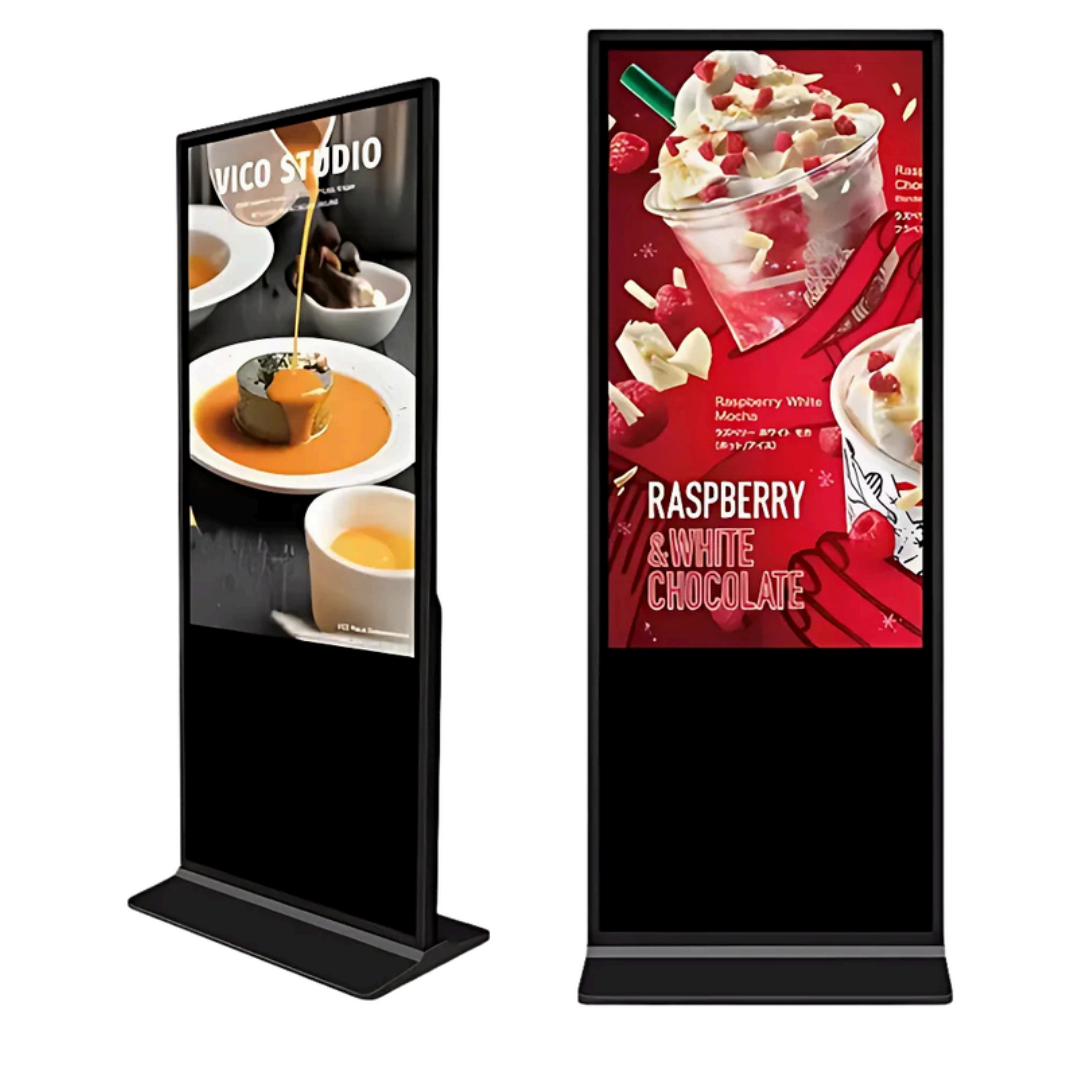 Totem Vertical 43” com Android, WiFi, Bluetooth, Touch e Tela Full HD de 450 Nits