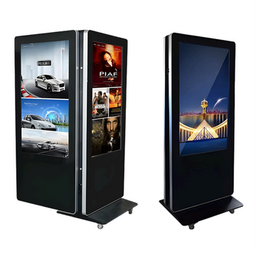 Totem Digital Dupla Face 55” Full HD com Android 11, WiFi, Bluetooth, Alta Luminosidade 450 Nits (Sem Touch)